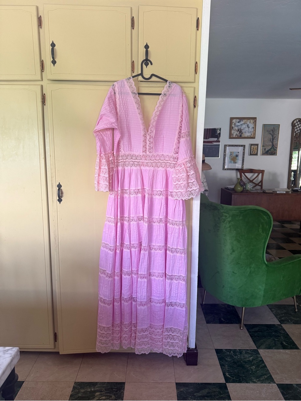 Traditional Mexican Wedding Maxi Dress - Picture 6 of 6